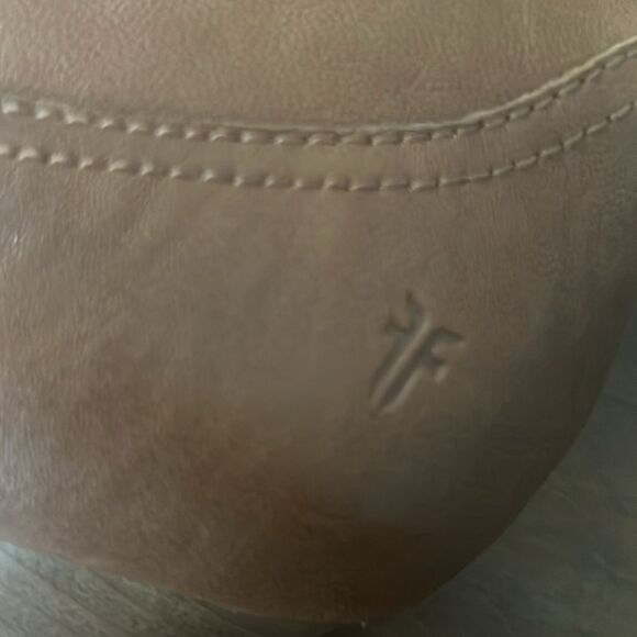 FRYE REINA LEATHER ANKLE BOOTIE‎ SAND SIZE 10M - Picture 5 of 9